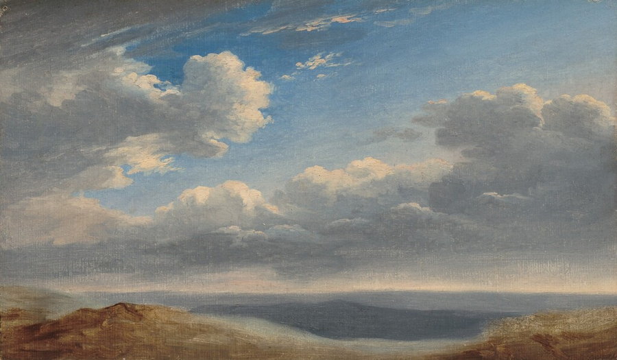 Study of Clouds over the Roman Campagna — Pierre-Henri de Valenciennes (NGA, public domain)